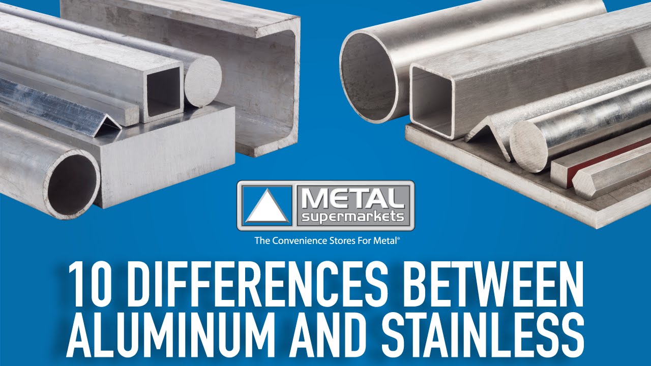 steel aluminum stainless between differences