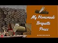 Remastered  my homemade briquette press