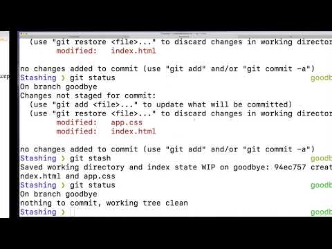Practicing With Git Stash