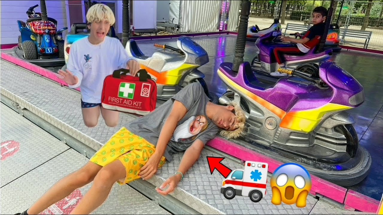 ANTO SI È SENTITO MALE SU UNA GIOSTRA…È SVENUTO!! *parco giochi gigante*