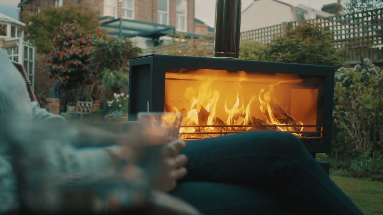 Chesneys Clean Burn XL Wood Burning Outdoor Stove - YouTube