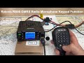 Microphone Keypad Functions Retevis RB86 GMRS Radio