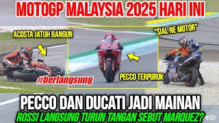 Motogp Malaysia Hari Ini🔥Pecco Terpuruk, Rossi Turun Tangan💥Marquez Opsi Pengembangan Motor Ducati