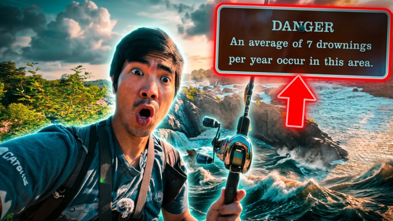 Can I Catch a Fish at One of America's Most DANGEROUS Fishing Spots?