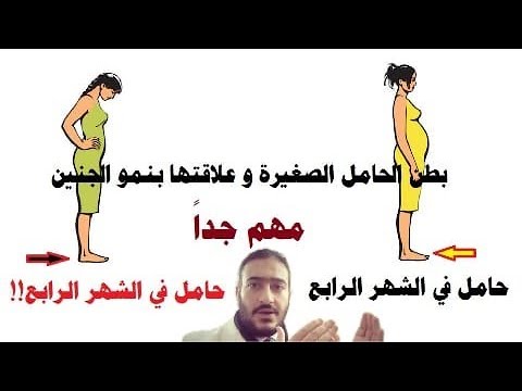 فيديو: ما هو حجم البطن في الشهر الرابع