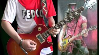 Michael Jackson feat. Slash - Give In To Me (full guitar cover) + TABS Resimi