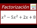 FACTORIZAR POR EVALUACIÓN (CON DIVISIÓN SINTÉTICA) - Ejercicio 1