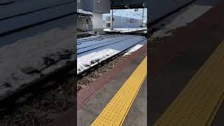 JR北海道 白老駅　ワンマン列車