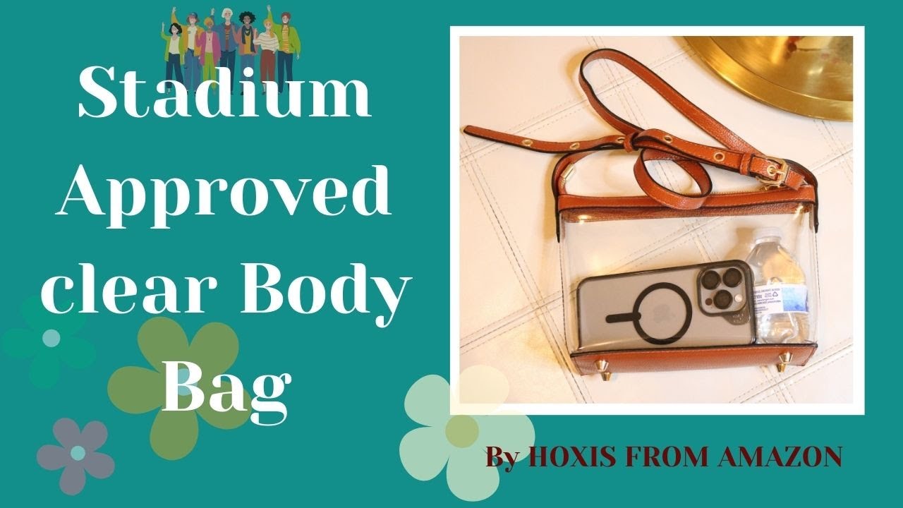 Stadium Approved Clear Body Bag by Hoxis from Amazon