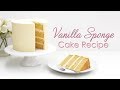 How to make My Vanilla Sponge Cake Recipe - Tutorial