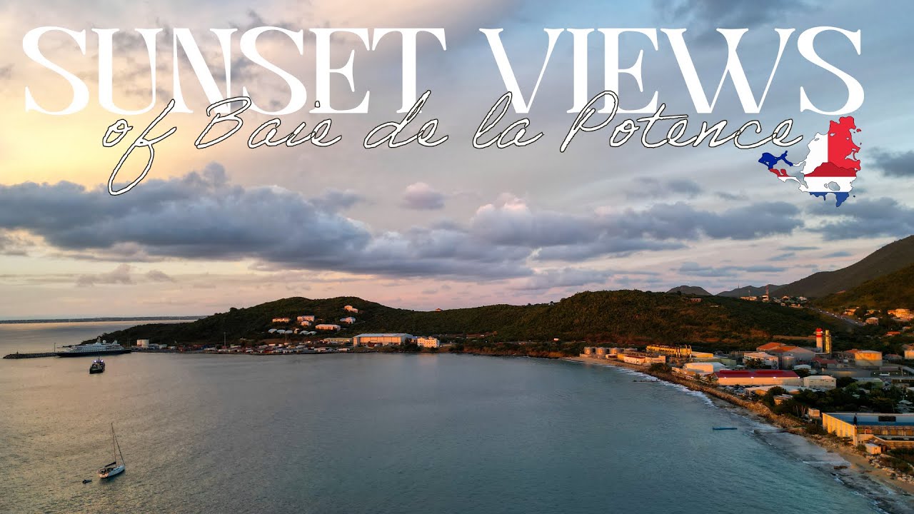 The Hot Spots of Saint Martin/Sint Maarten | Sunset Drone Views✨