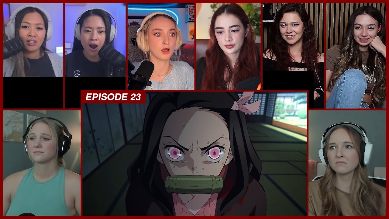 [GIRLS REACT] Hashiras accept Nezuko | Demon Slayer S1 Ep 23 Girl Reaction Mashup