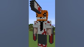 CHAINSAW MAN DENJI Statue Build Battle In Minecraft NOOB VS PRO CHALLENGE Maizen Mizen Mazien Parody