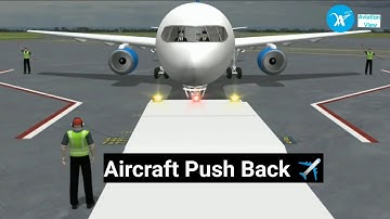 Aircraft Pushback Procedure #aviation #airlines #aviationlovers