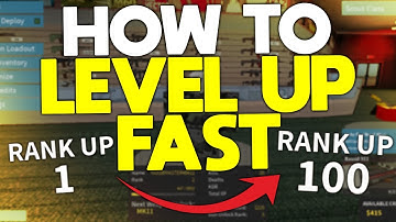 HOW TO LEVEL UP FAST IN PHANTOM FORCES