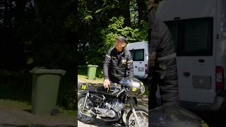 starker auftritt: die erste probefahrt auf asphalt | simson s51   zündapp 517 = zündson #shorts