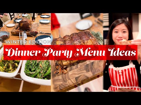 Easy dinner party menu ideas for 8+ 👩🏻🍳 VLOG: Hosting/cooking for