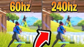 60hz to 240hz WORTH IT? BEST CONSOLE Fortnite Settings/Sensitivity! (PS4/Xbox Fortnite Season 9)