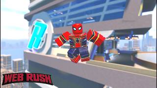 Iron Stark Suit | 7 minutes and 40 seconds of web swing in Web Rush Roblox