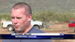 The arizona game and fish department is attempting to clean up areas
of recreational shooting encourage shooters do their part. katrina
arroyos cro...