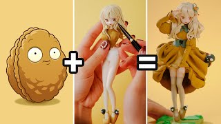 PLANTS VS ZOMBIES Figures Making | Wall-nut Human Version