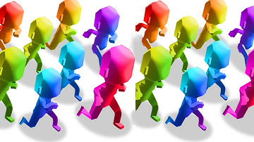 NOOB VS HACKER VS PRO Crowd City Part 2