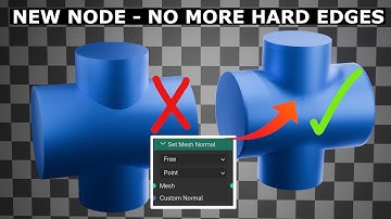 NEW Node | Set Mesh Normal | No More Hard Edges