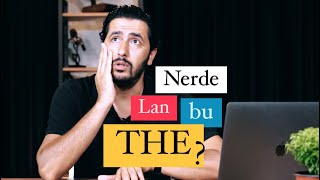 Nerde lan bu “THE”? | Taner Çağlı