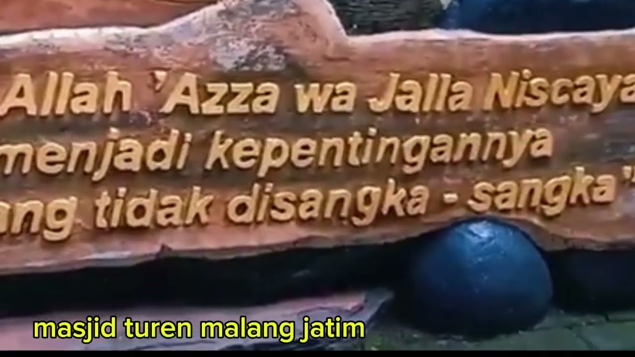 MASJID TIBAN TUREN MALANG// dengan ornamen gaya timur tengah