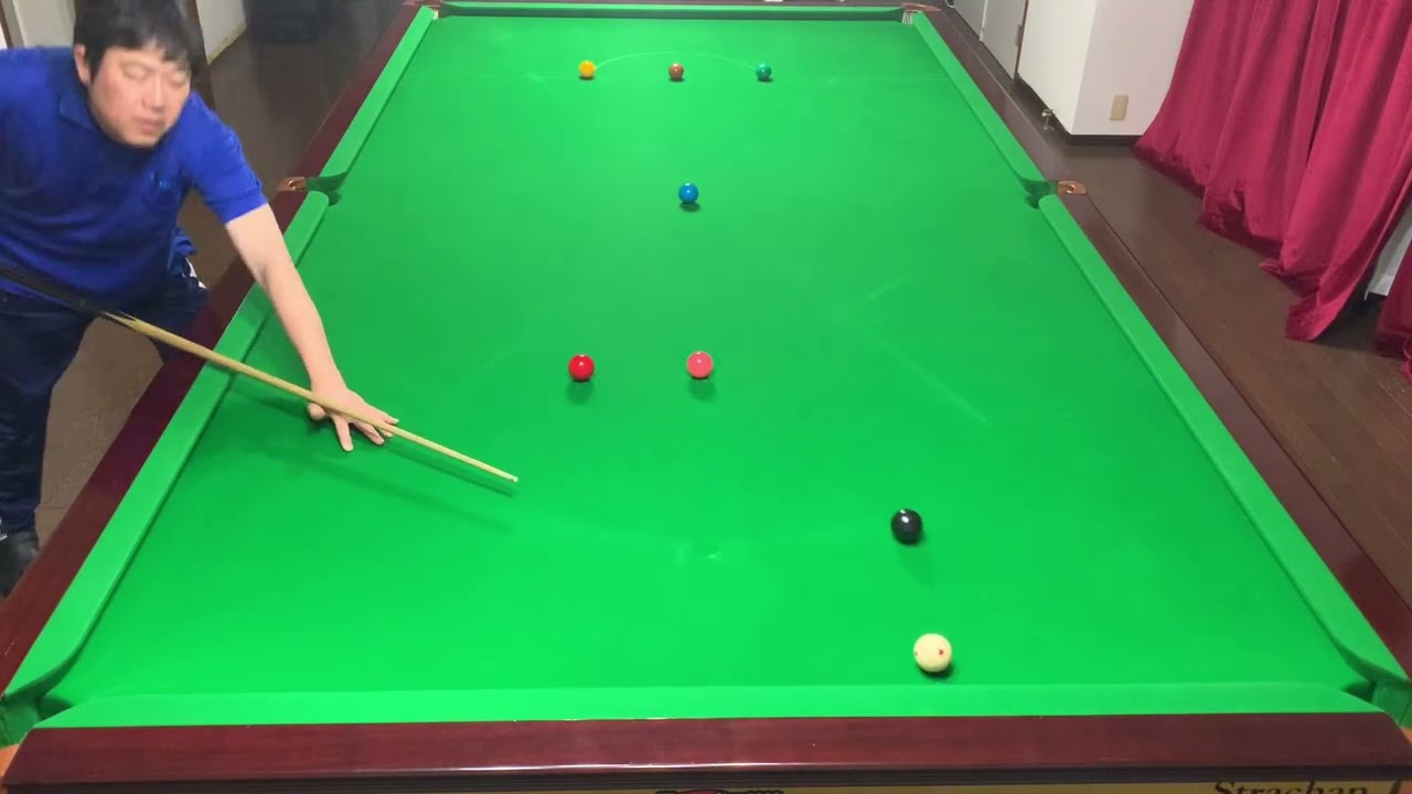 Quiet Full Size Snooker Practice | 7 Reds Clearance - YouTube