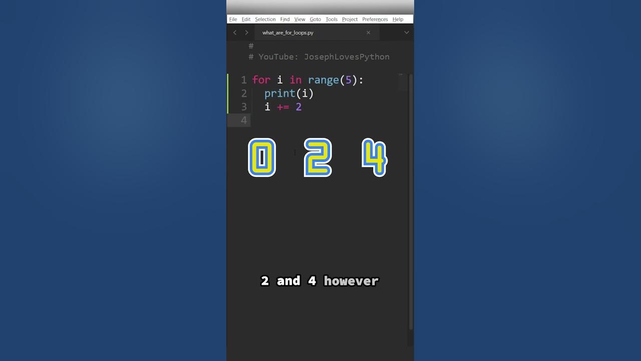 REALLY Understand for Loops in Python! - YouTube