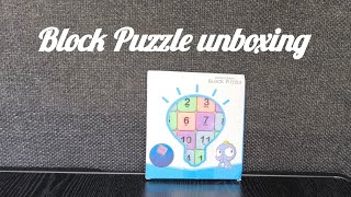 Satisfying Unboxing with Review Number Block Puzzle toy|Unboxing Block puzzle #harshysworld screenshot 3