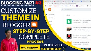 Customize Template In Blogger | Premium Blogger Template | Adsense Approval Blogger Template | 2023