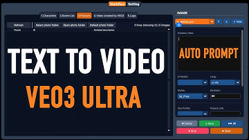 Hướng Dẫn AUTO PROMPT Có Sẵn, TEXT TO VIDEO với TOOL VEO3 ULTRA PLUS