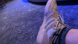 Shoe unboxing at sea Battle Royale film inspired Adidas Originals X Extra Butter rivalry low cruise