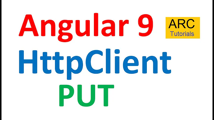 Angular 9 Tutorial For Beginners #62- HTTP PUT