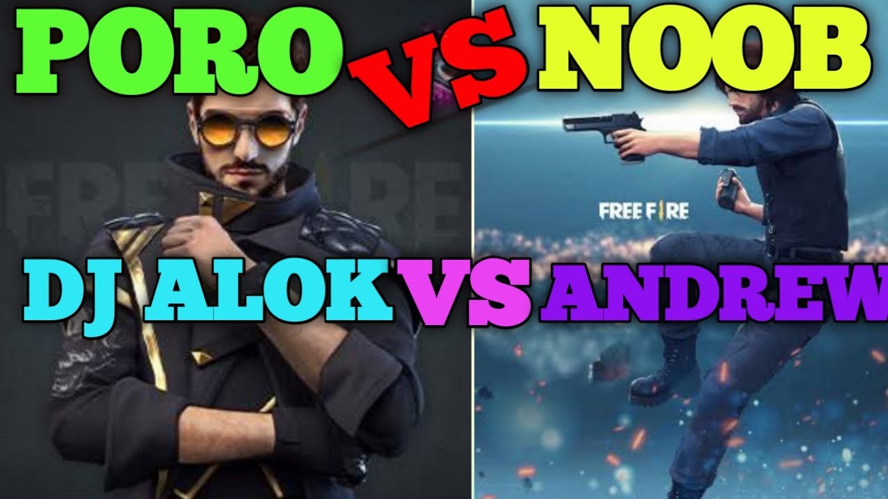 NOOB VS PRO VS HAKER PLAYER!! DJ ALOK VS ANDREW VS HAKER!! FREE FIRE RANKED RUSH GAMEPLAY!!