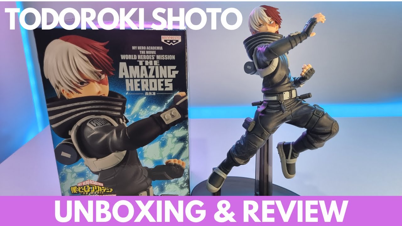 Unboxing Todoroki Shoto My hero academia world heroes mission 