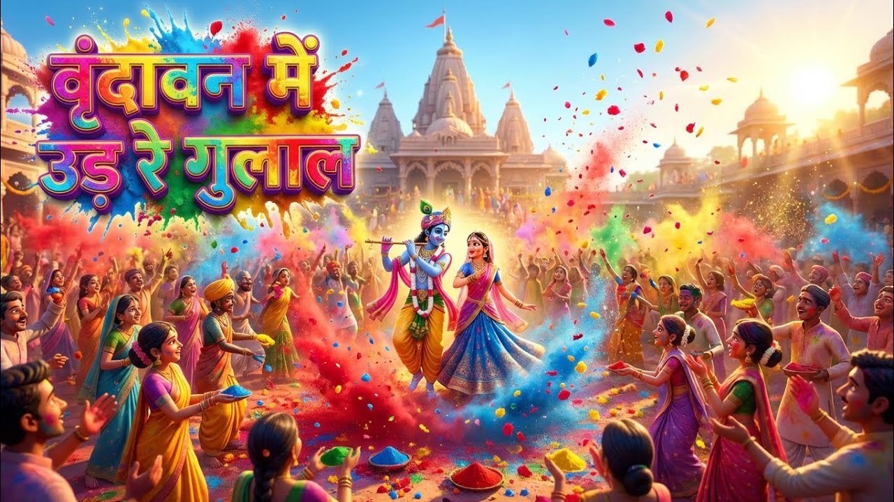 Special Holi Song ~ Vrindavan Mein Ude Re Gulal | वृंदावन में उड़े रे गुलाल | Radha Krishna Ki Holi 