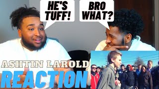 FIRST TIME WATCHING ASHTIN LAROLD | White Kid Kills it in High School Rap Battle (Funny Reaction)