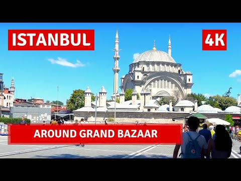 Istanbul 2022 Fake Market - Grand Bazaar 13 July Walking Tour|4k UHD 60fps