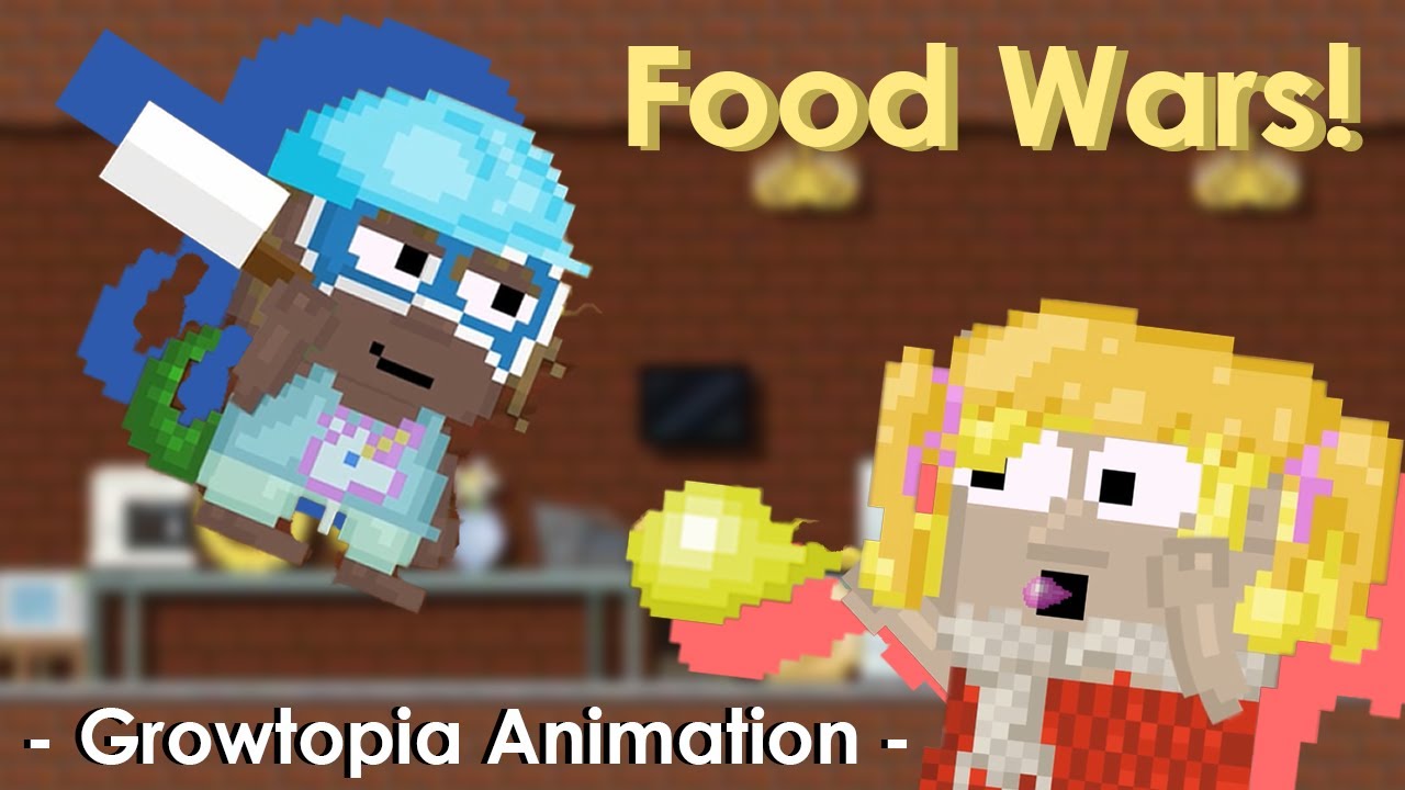 Food Wars! Growtopia Animation YouTube