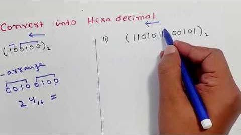 DIGITAL ELECTRONIC|lec-11 |CONVERSION HEXA-DECIMAL NUMBER INTO BINARY AND DECIMAL[IN HINDI AND URDU]