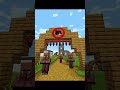 I Trolled Minecraft Villagers 😈 #minecraft #shorts #viral
