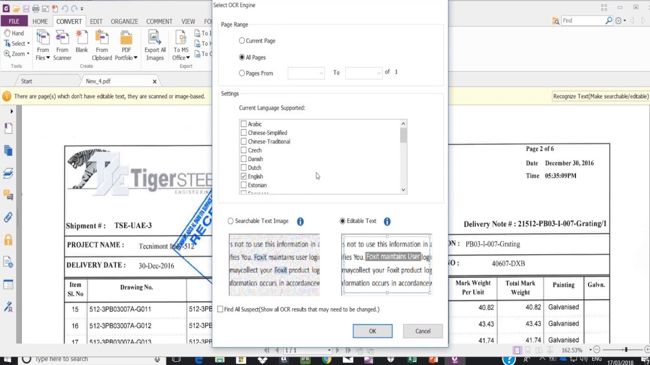 scanned document editor online