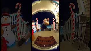 Too Curious… 👀#funny #fails #ringcamera #porchpirate #christmas