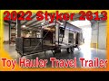 Awesome Toy Hauler Travel Trailer with a BACK DECK!!! 2022 Stryker 2613 by Cruise RV - The RV Hunter