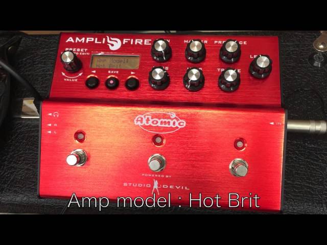 KEY高崎店】 Atomic AmpliFire Pedal サウンドチェック - YouTube