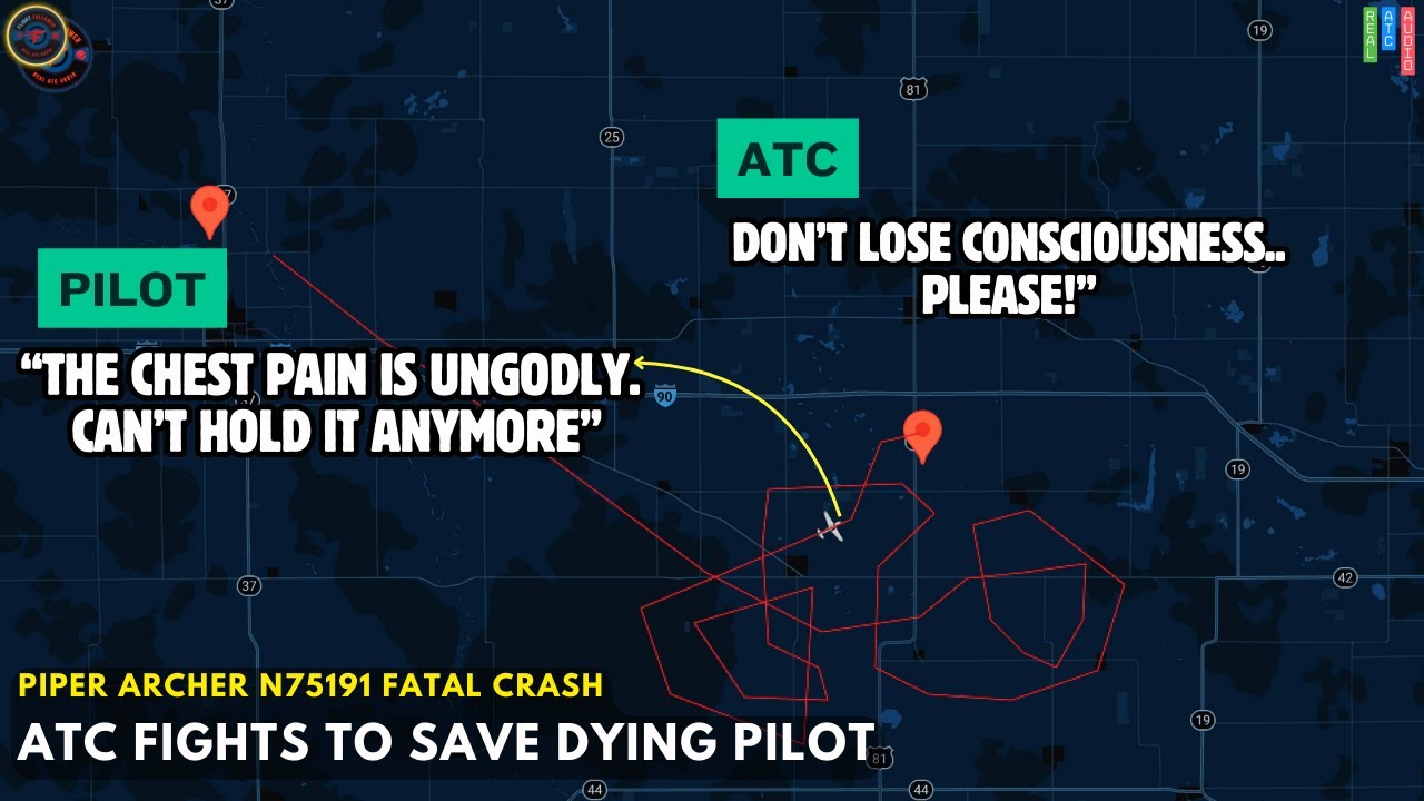(Душераздирающее) Смертельный сердечный приступ у пилота-одиночки | Отчаянная просьба УВД: «Сажай...