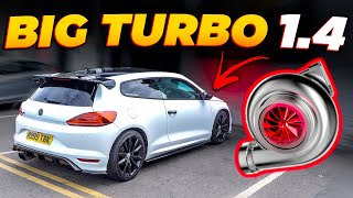 Crazy *1.4 Tsi* Scirocco Gets A Big Turbo 💥